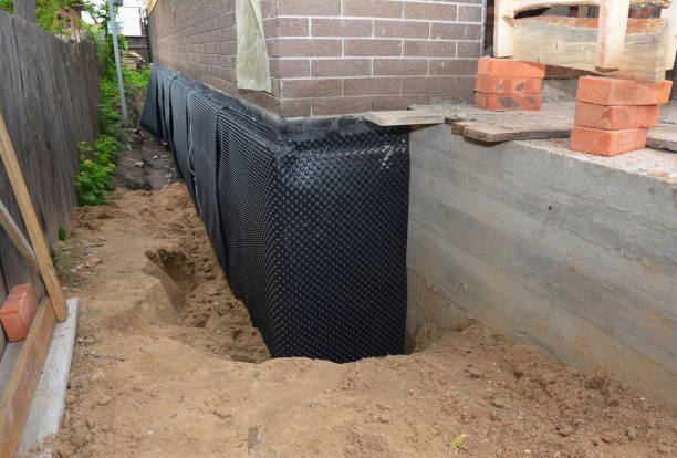 Happy homeowners after waterproofing job in Carroll